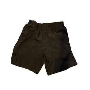 Athletic Works Black Lined Training Shorts Size L (36-38)